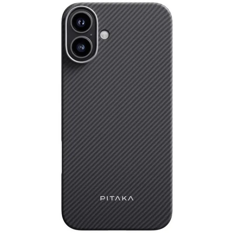 Pitaka Husa Pitaka MagEZ 5 600D MagSafe, pentru iPhone 16 Plus, Negru/Gri
