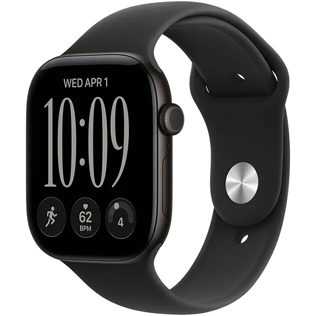 Apple Apple Watch S12 GPS 42mm Black Aluminium Case with Black Sport Band - S/M