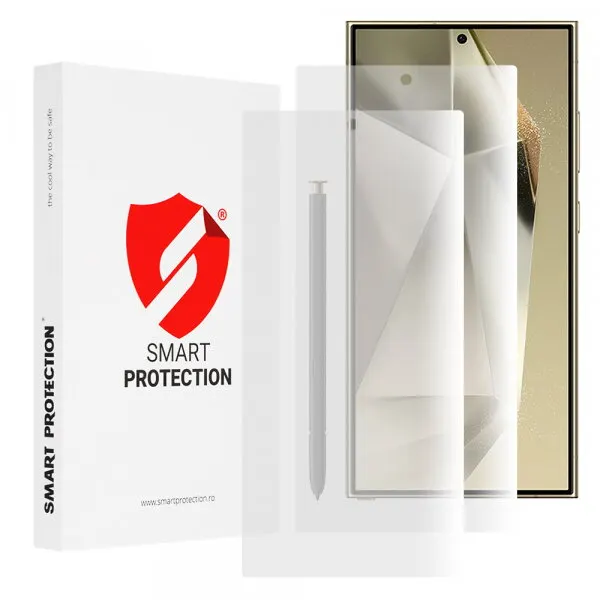 Smart Protection Folie de protectie Ecran Smart Protection Premium Classic pentru Samsung Galaxy S24 Ultra S928, Plastic, Set 2 bucati