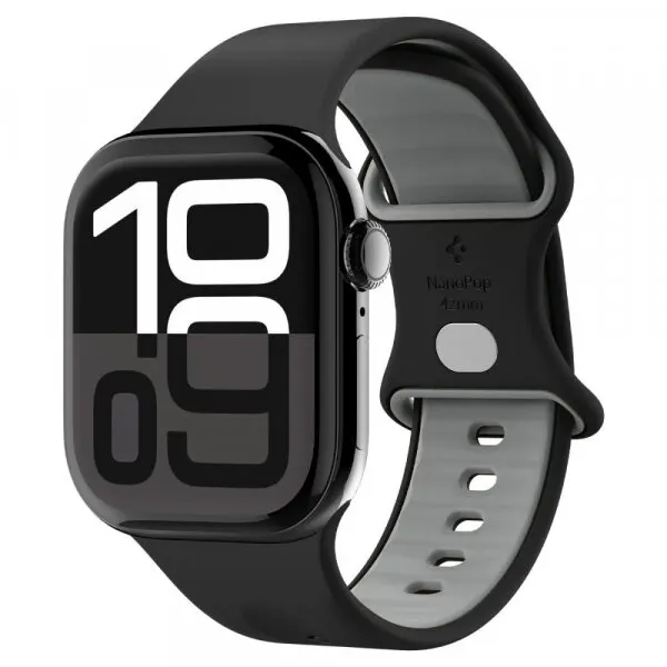 Spigen Curea Spigen Nano Pop pentru Apple Watch 42mm / 41mm / 40mm / 38mm Series, Neagra AMP09324
