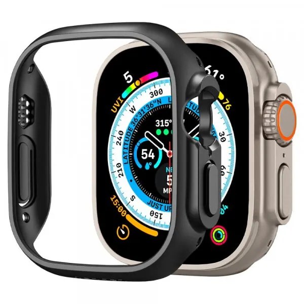 Spigen Husa Spigen Thin Fit pentru Apple Watch Ultra Series, Neagra ACS05458