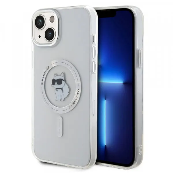 Karl Lagerfeld Husa MagSafe pentru Apple iPhone 15 Plus / 14 Plus, Karl Lagerfeld, IML Choupette, Transparenta