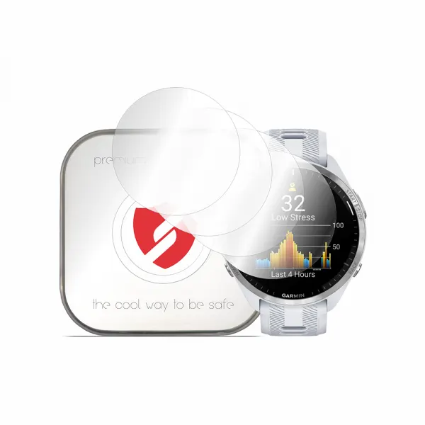 Smart Protection Folie Protectie Smart Protection Premium Classic pentru Garmin Forerunner 965, Set 4 bucati, Plastic