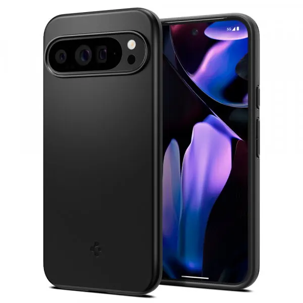 Spigen Husa pentru Google Pixel 9 Pro XL, Spigen, Thin Fit, Neagra ACS07731