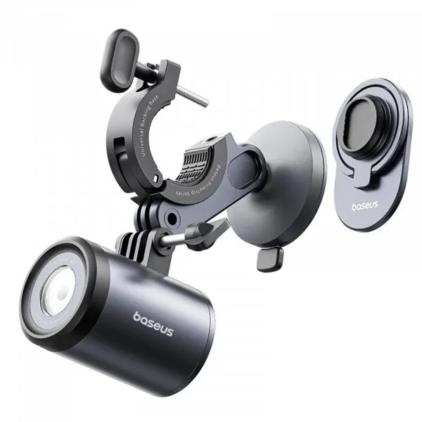 BASEUS Suport Bicicleta cu Lanterna Baseus PrimeTrip, Universal, Negru C12569000121-00