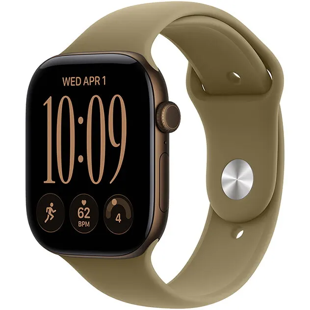 Apple Apple Watch S12 GPS 42mm Dark Bronze Aluminium Case with Olive Sport Band - S/M