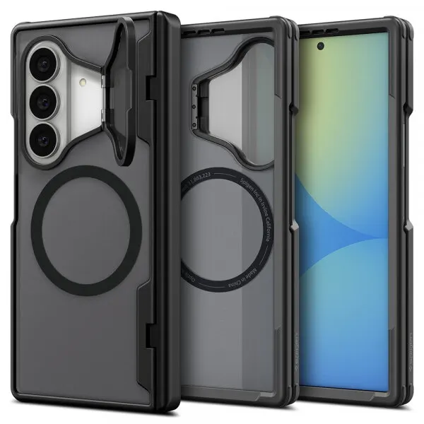 Spigen Husa MagSafe pentru Samsung Galaxy Z Fold8 Ultra F976, Spigen, Optik Armor Pro, Neagra ACS11500