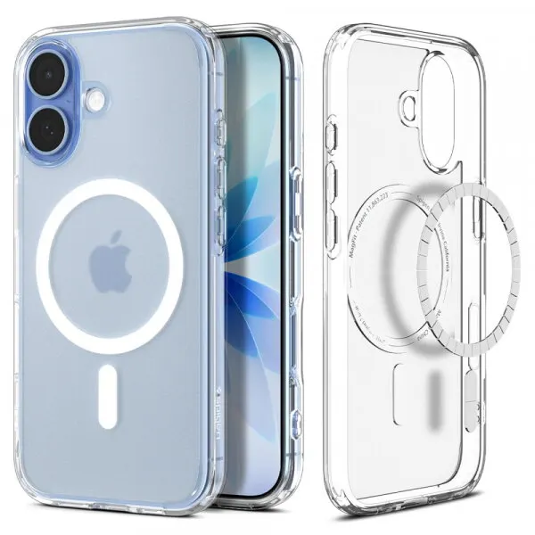 Spigen Husa MagSafe pentru Apple iPhone 17, Spigen, Ultra Hybrid, Alba Satinata ACS10384