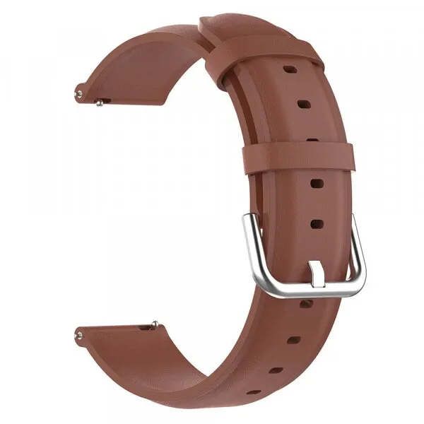 techsuit Curea Techsuit W007PU pentru Samsung Galaxy Watch / Huawei Watch Series, Maro
