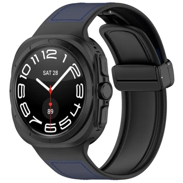 techsuit Curea Techsuit W056 pentru Samsung Galaxy Watch Ultra Series, Bleumarin