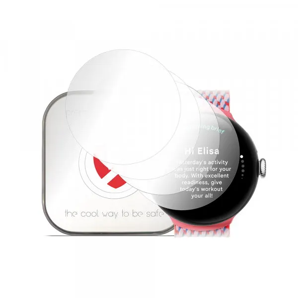 Smart Protection Folie Protectie Smart Protection Premium Classic pentru Google Pixel Watch 3 41mm, Set 4 bucati, Plastic