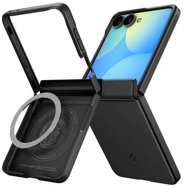 Spigen Husa MagSafe pentru Samsung Galaxy Z Flip8 F776, Spigen, Air Fit Pro, Neagra ACS11511