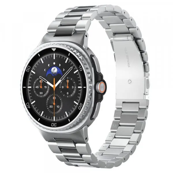 Spigen Curea Spigen Modern Fit 316L pentru Samsung Galaxy Watch9 / Watch8 / Watch8 Classic Series, Argintie AMP10120