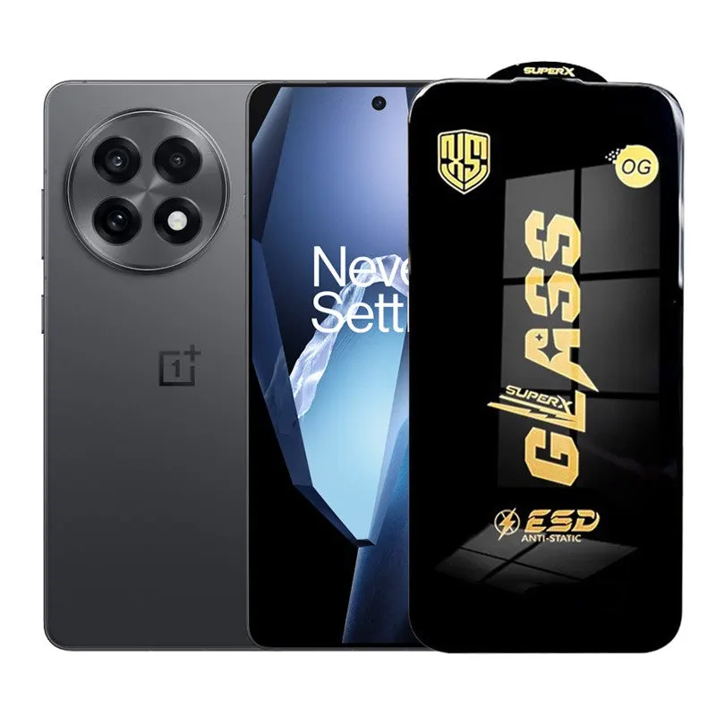 Flippy, Folie de Protectie pentru OnePlus 13R, Flippy, Sticla Securizata ESD, Margini Negre