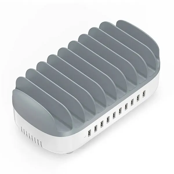 Orico Incarcator Statie Orico DUK-10P-V1, 120W, 2.4A, 10 x USB-A, Alb