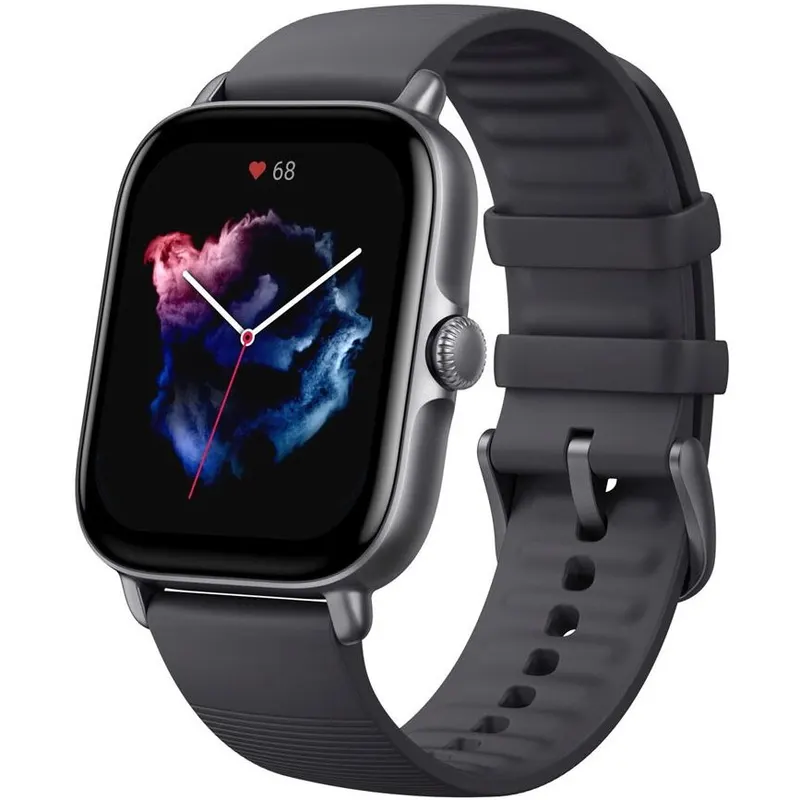 AMAZFIT Ceas inteligent Amazfit GTS 3, Android, 250 mAh, Negru