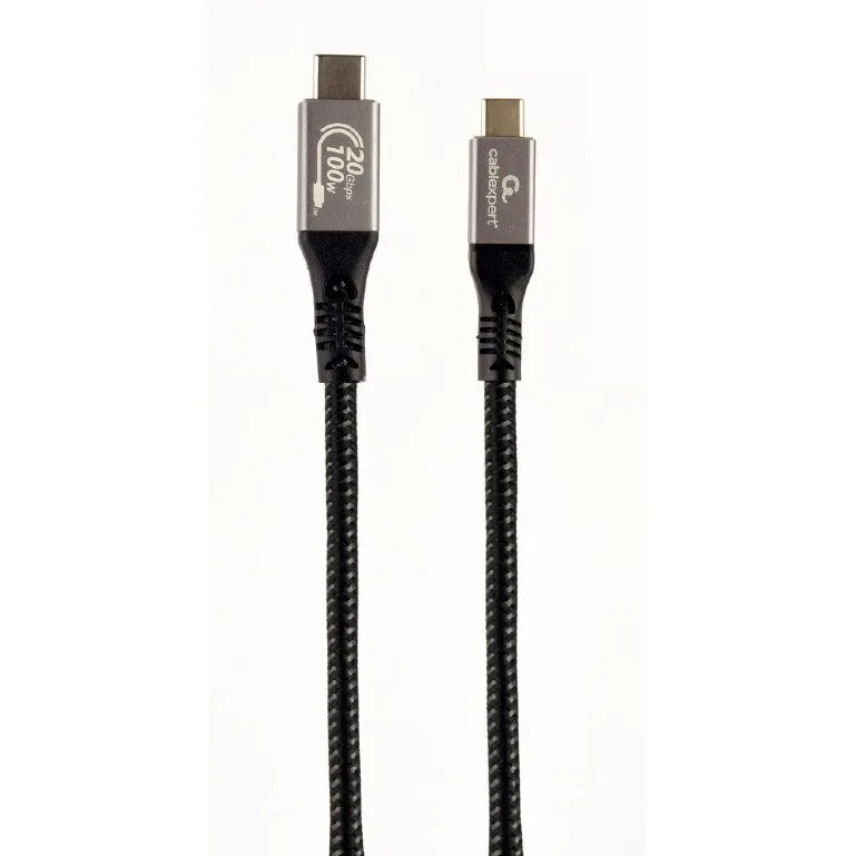 GEMBIRD CABLU alimentare si date GEMBIRD, pt. smartphone, USB 3.2 Gen2 Type-C (T) la USB 3.2 Type-C (T), 100W, 1.5m, negru
