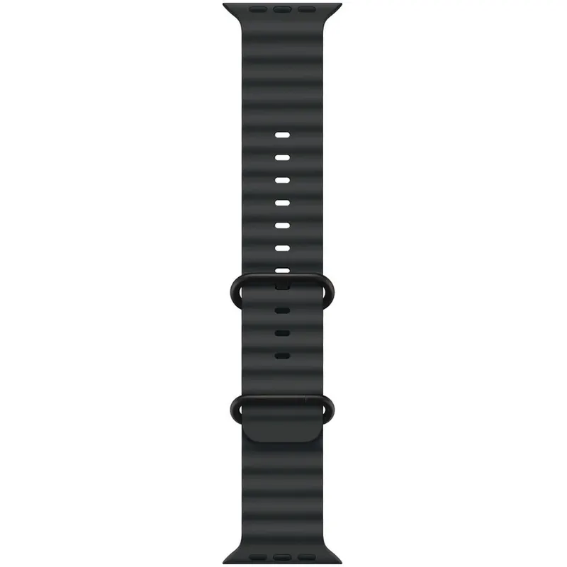 Apple Apple Watch 49mm Band: Black Ocean Band - Black Titanium Finish