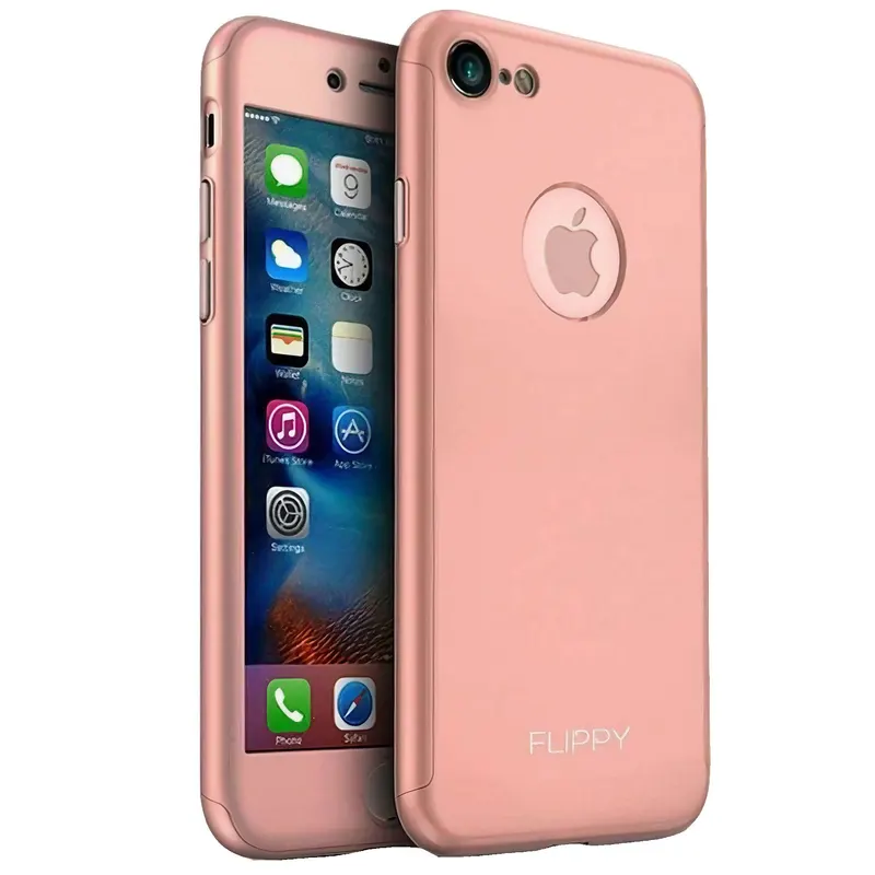 Flippy, Husa protectile Flippy Premium Full Cover 360 pentru Apple iPhone 8