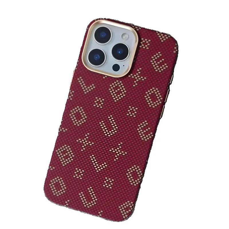 Carcasa Magnetica, Flippy, Compatibila Apple iPhone 16 Pro Max, din Fibra de Carbon, Litere Fosforescente, Maro