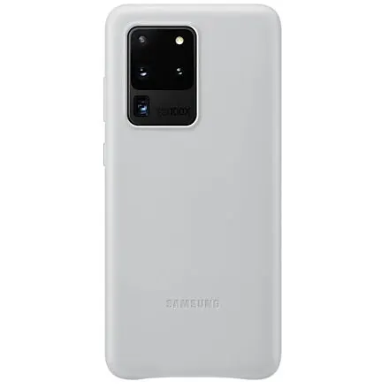 Samsung Husa de protectie Samsung Leather Cover pentru S20 Ultra, Gri