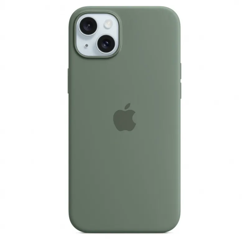 Apple Husa telefon APPLE iPhone 15 Plus Silicone Case cu MagSafe, Verde