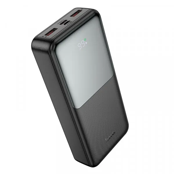 HOCO Baterie Externa Hoco J136A, 20000mAh, 22.5W, QC + PD, 1 x USB-C - 2 x USB-A, Neagra