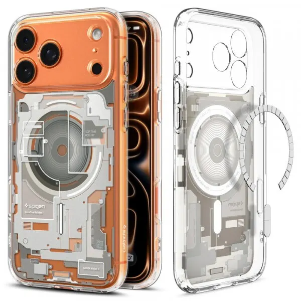 Spigen Husa MagSafe pentru Apple iPhone 17 Pro, Spigen, Ultra Hybrid Zero One, Bej ACS10352