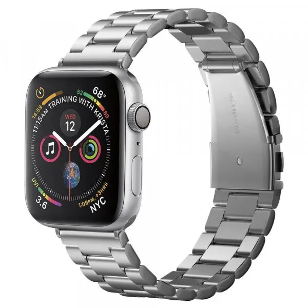 Spigen Curea Spigen Modern Fit pentru Apple Watch 49mm / 46mm / 45mm / 44mm / 42mm Series, Argintie 062MP25404
