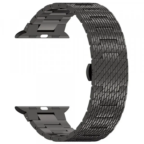 techsuit Curea Techsuit W052 pentru Apple Watch 42mm / 41mm / 40mm / 38mm Series, Neagra