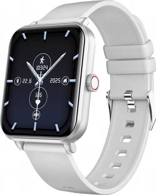 Smartwatch myPhone Watch Classic 2, Bluetooth, Pulsoximetru, Presiunea sangelui, IP65 (Argintiu)