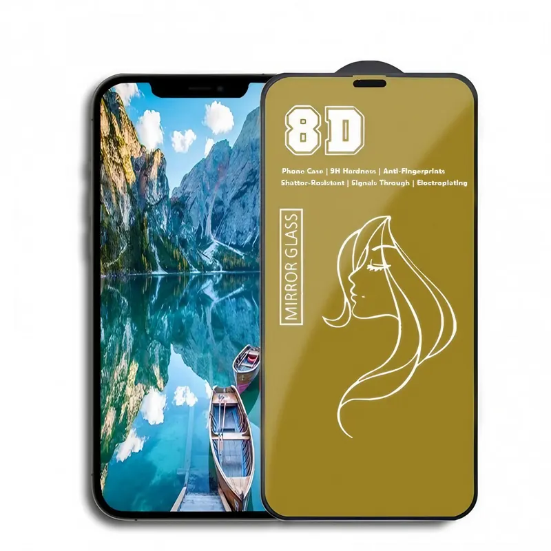 Flippy, Folie de Protectie, Flippy, pentru iPhone 15 Plus, Tempered Glass Mirror 8D