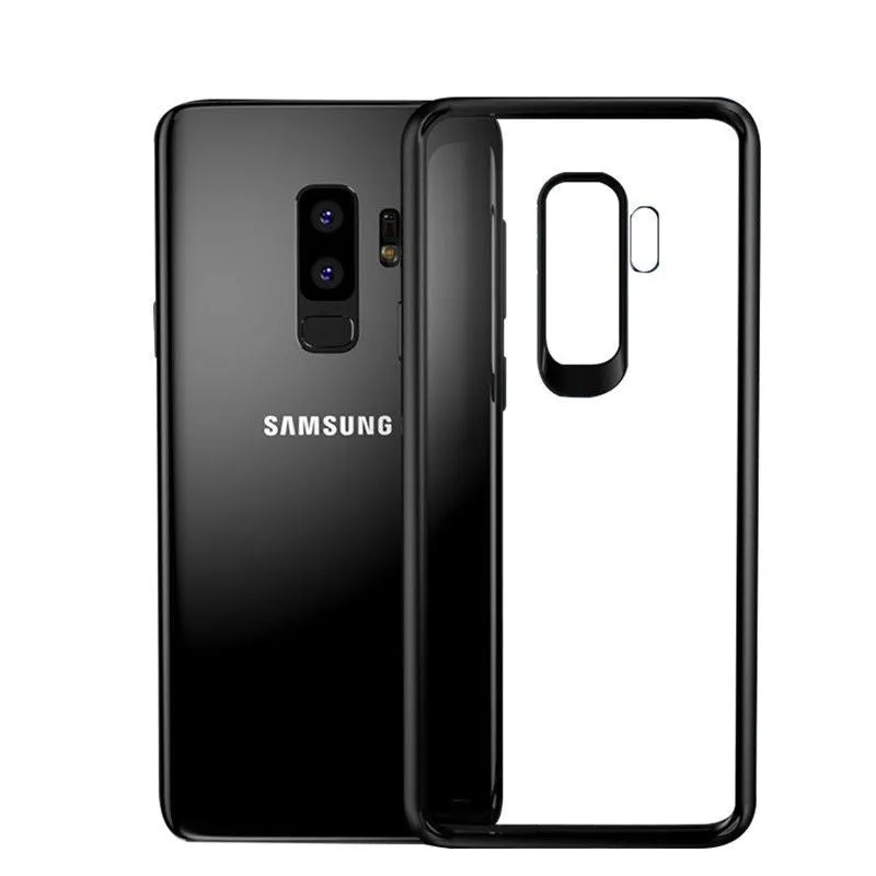 Huawei, Husa Huawei P20 Transparent cu Margini Negre