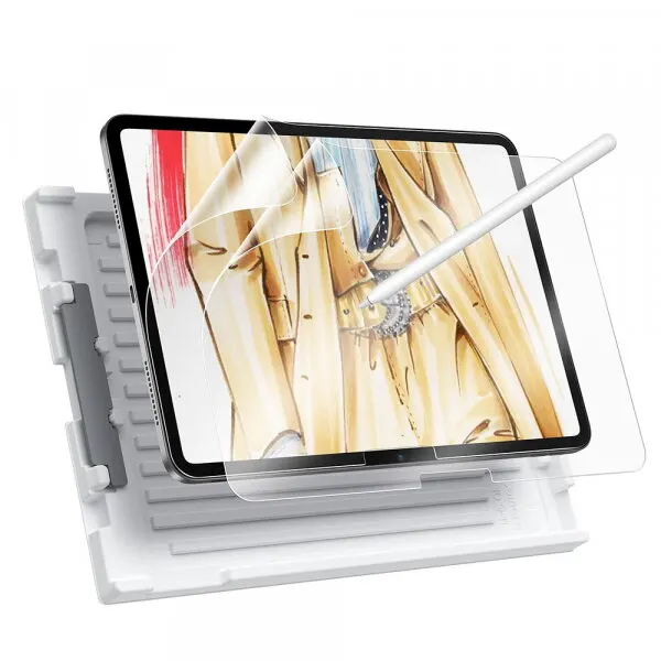 ESR Folie de protectie Ecran Matte ESR Paper Feel pentru Apple iPad Pro 13 (2025) / Pro 13 (2024), Plastic, Set 2 bucati
