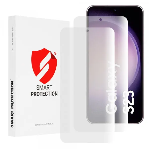 Smart Protection Folie de protectie Ecran Smart Protection Premium Classic pentru Samsung Galaxy S23 S911, Plastic, Set 2 bucati