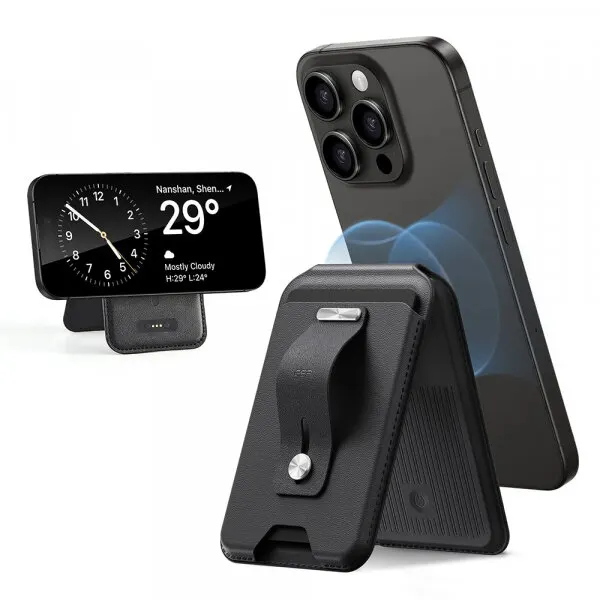 ESR Portofel MagSafe, ESR, Findy my Wallet 3C, Negru