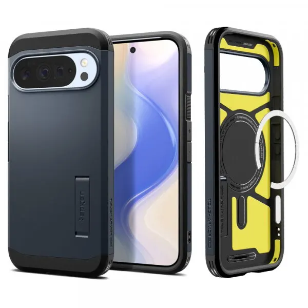 Spigen Husa MagSafe pentru Google Pixel 10 Pro XL, Spigen, Tough Armor, Albastra ACS09729