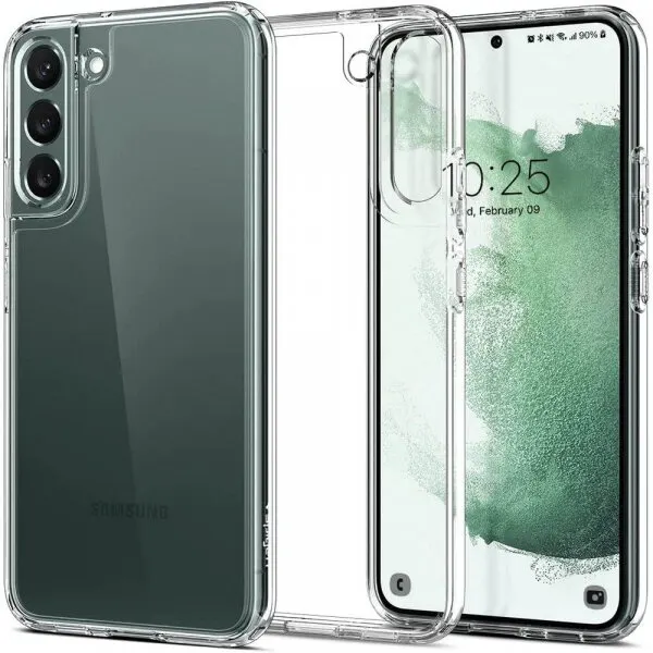 Spigen Husa pentru Samsung Galaxy S22 5G S901, Spigen, Ultra Hybrid, Transparenta ACS03988