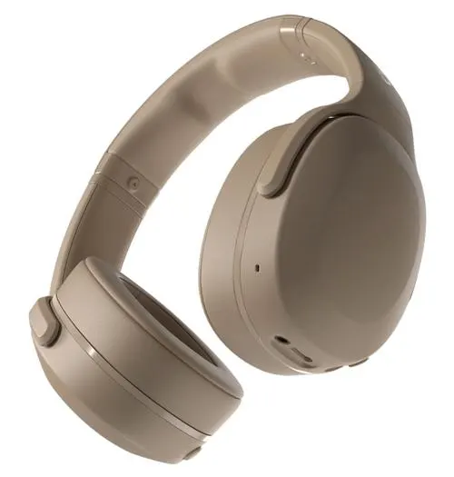 Casti Wireless SKULLCANDY Crusher Evo, Bluetooth 5.0, On-Ear, Microfon (Bej)