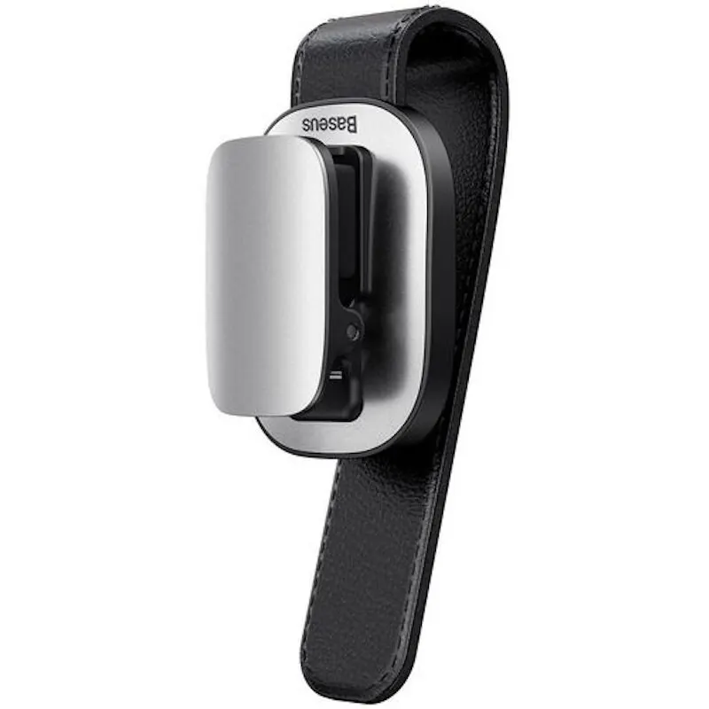 BASEUS Suport auto pentru ochelari Baseus Platinum, cu clema, argintiu
