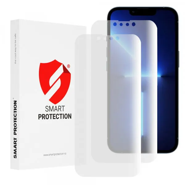 Smart Protection Folie de protectie Ecran Smart Protection Premium Classic pentru Apple iPhone 13 Pro Max, Plastic, Set 2 bucati