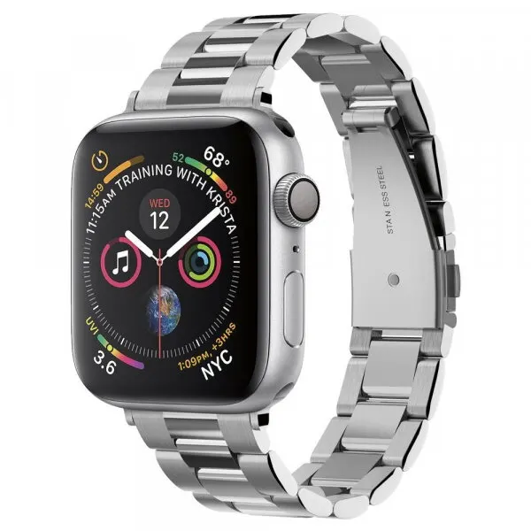 Spigen Curea Spigen Modern Fit pentru Apple Watch 42mm / 41mm / 40mm / 38mm Series, Argintie 061MP25943