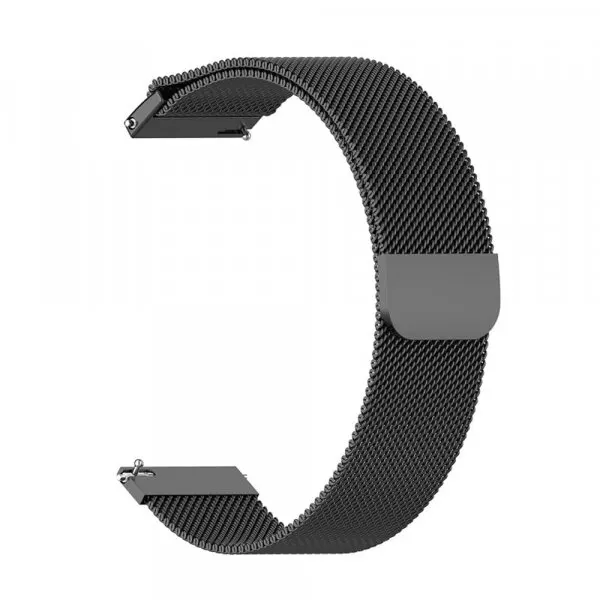 techsuit Curea Techsuit W009 pentru Samsung Galaxy Watch / Huawei Watch Series, 22mm, Neagra