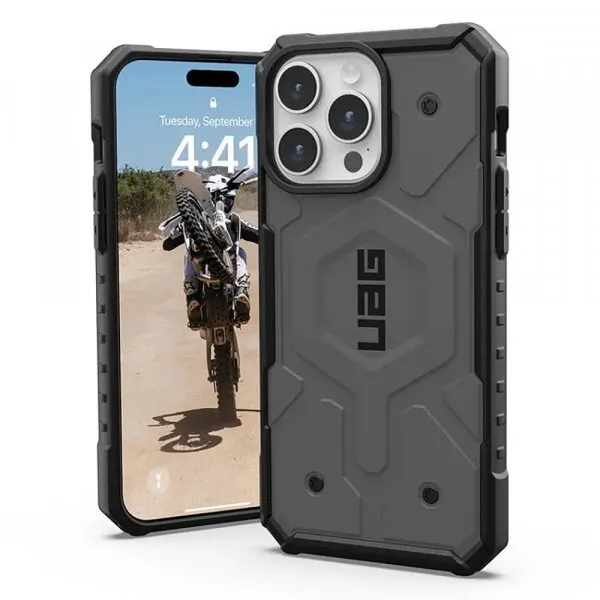 Urban Armor Gear Husa MagSafe pentru Apple iPhone 16 Pro, Urban Armor Gear, Pathfinder, Argintie