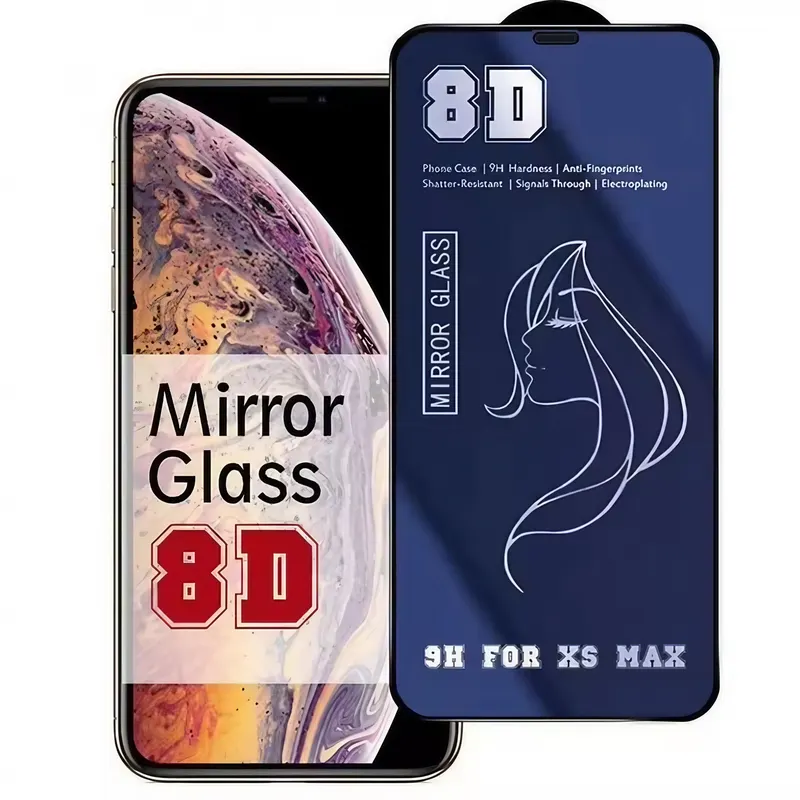 Flippy, Folie de Protectie, Flippy, pentru iPhone 15, Tempered Glass Mirror 8D, Efect Oglinda
