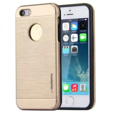 Apple, Husa Apple iPhone 7 Plus Motomo V5 Auriu