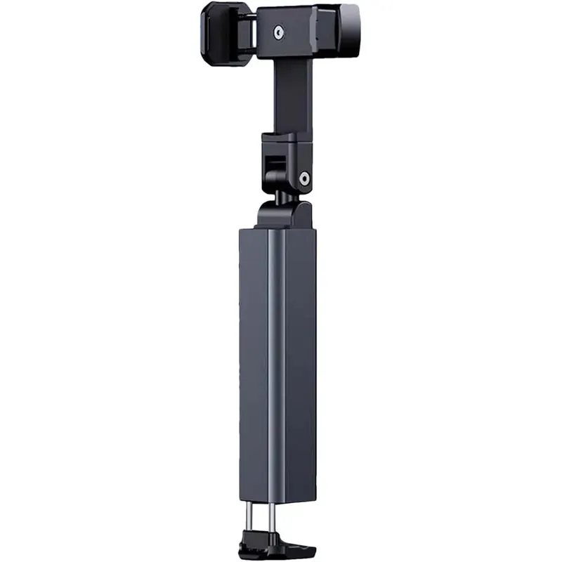 Suport pentru Telefon Mobil, Flippy, Portabil, Pliabil, Telescopic, Rotativ, din Plastic, Negru