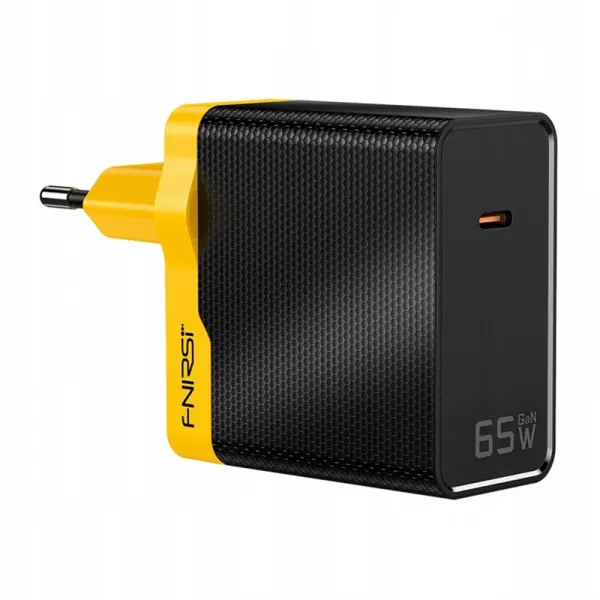 Fnirsi Incarcator Retea Fnirsi, 65W, 3.25A, 1 x USB-C, Negru