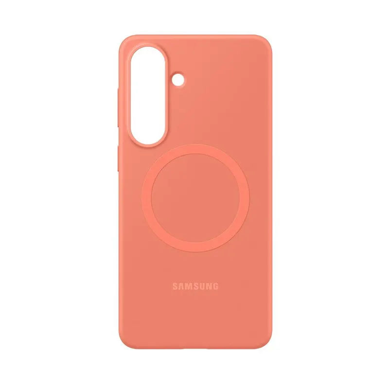 Samsung Husa Protectie Spate pentru telefon mobil Samsung Galaxy S26 Plus EF-ES947COEGWW, Silicon Magnet Case, Rosu Coral