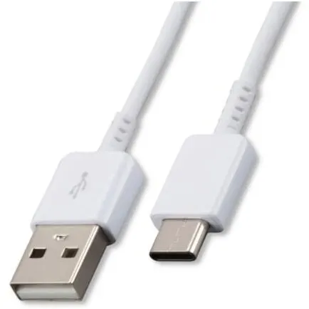 Samsung Cablu de date original Samsung EP-DW700CWE USB Type C 1.5 m, alb, Blister